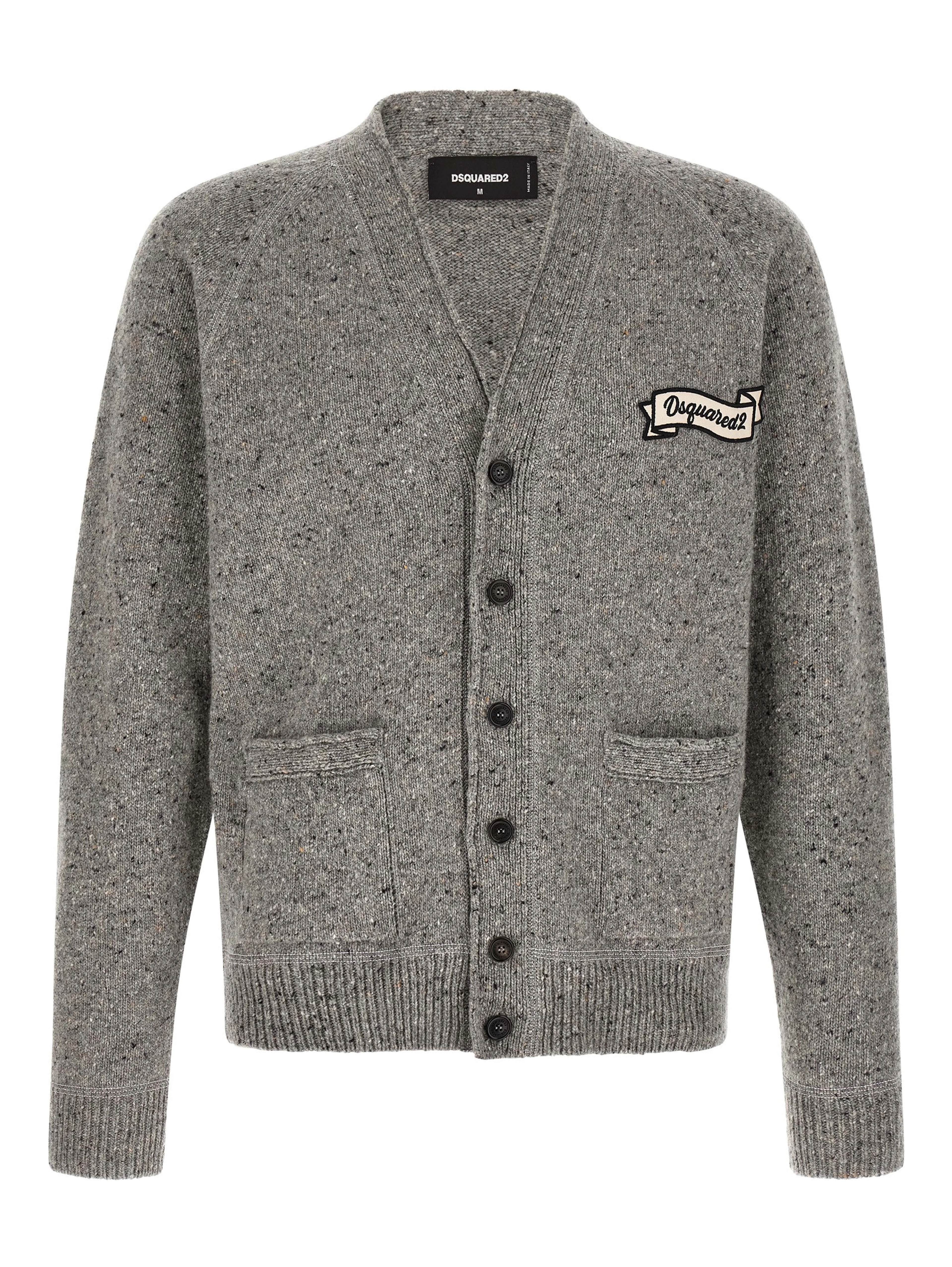 Gray Wool Cardigan