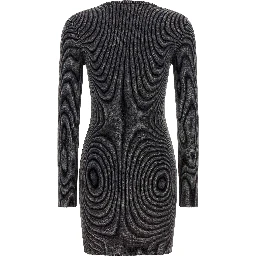 Black Cotton Short Dress