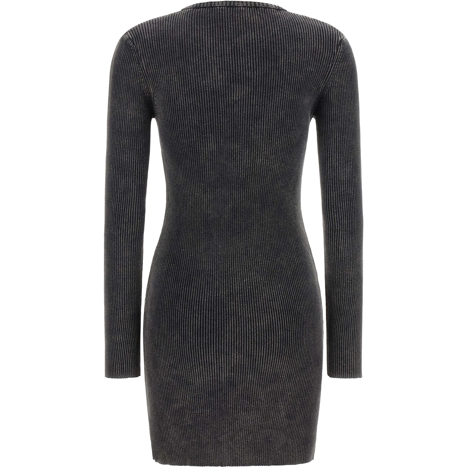 Black Cotton Short Dress