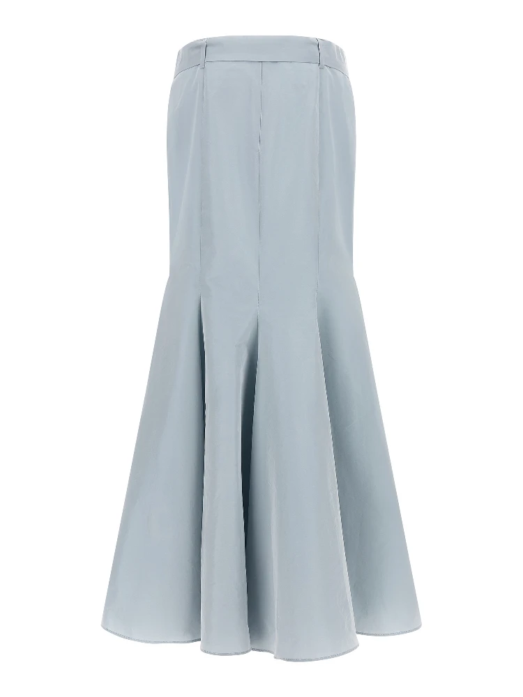 Blue Polyester Mini Skirt alternative