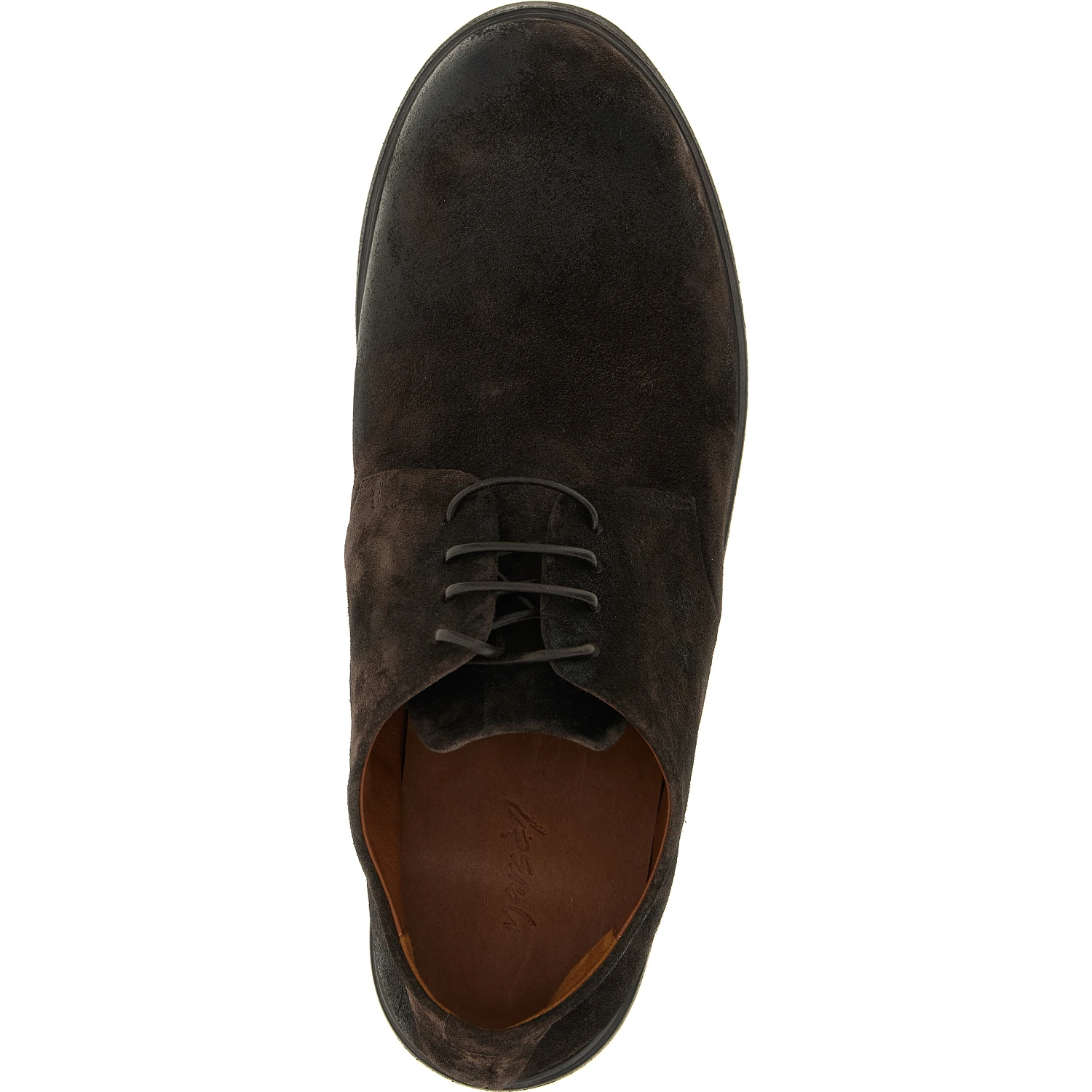Brown Calfskin Oxfords And Derbies