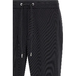 Black Polyamide Joggers (Workout Pants)