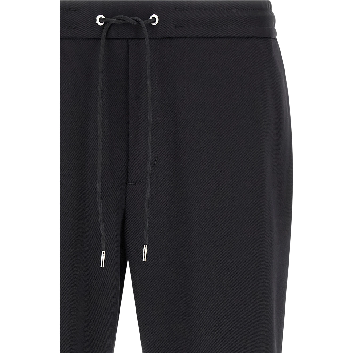 Black Polyamide Joggers (Workout Pants)