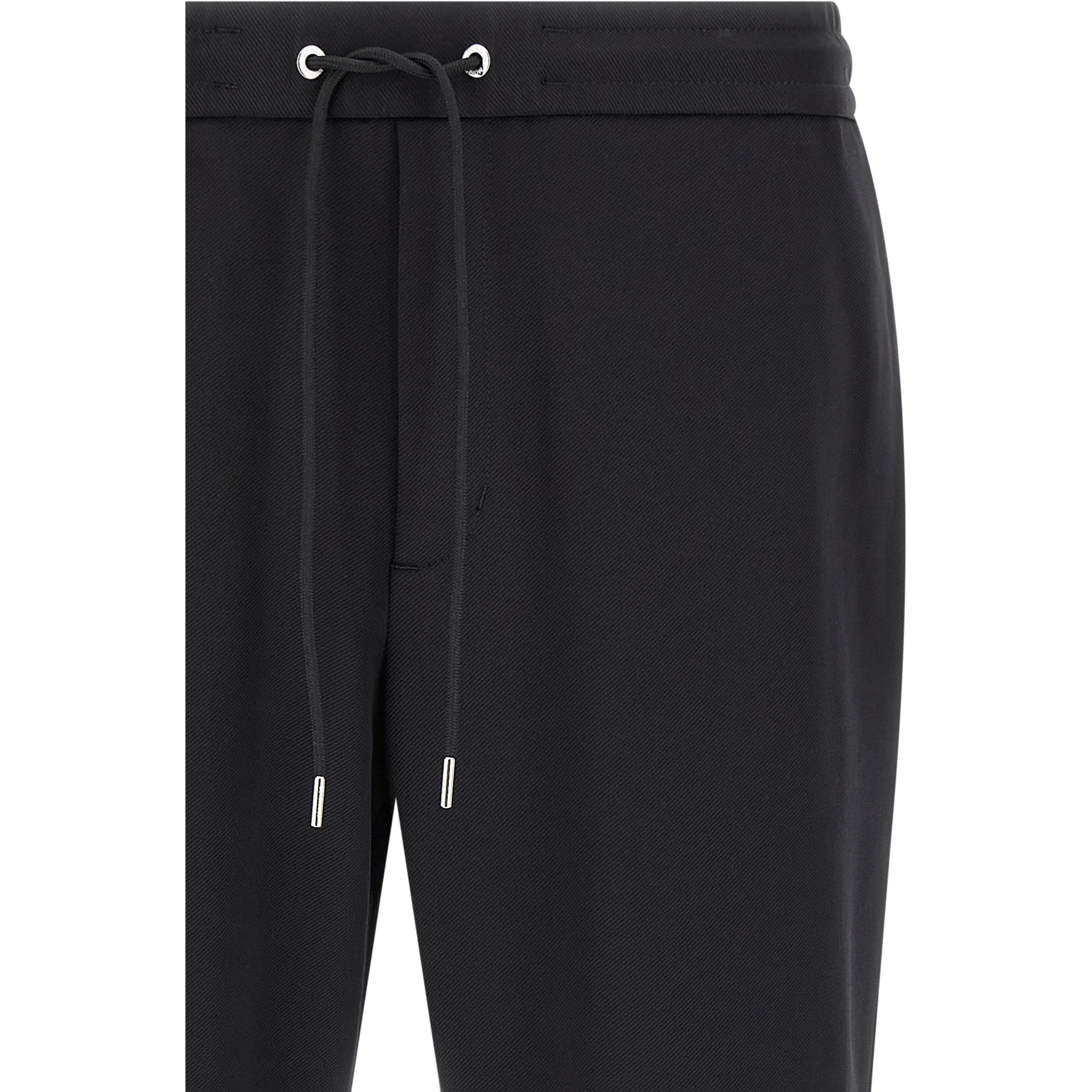 Black Polyamide Joggers (Workout Pants)