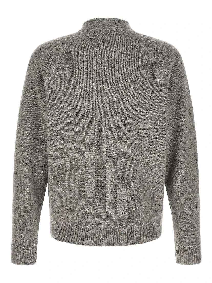 Gray Wool Cardigan