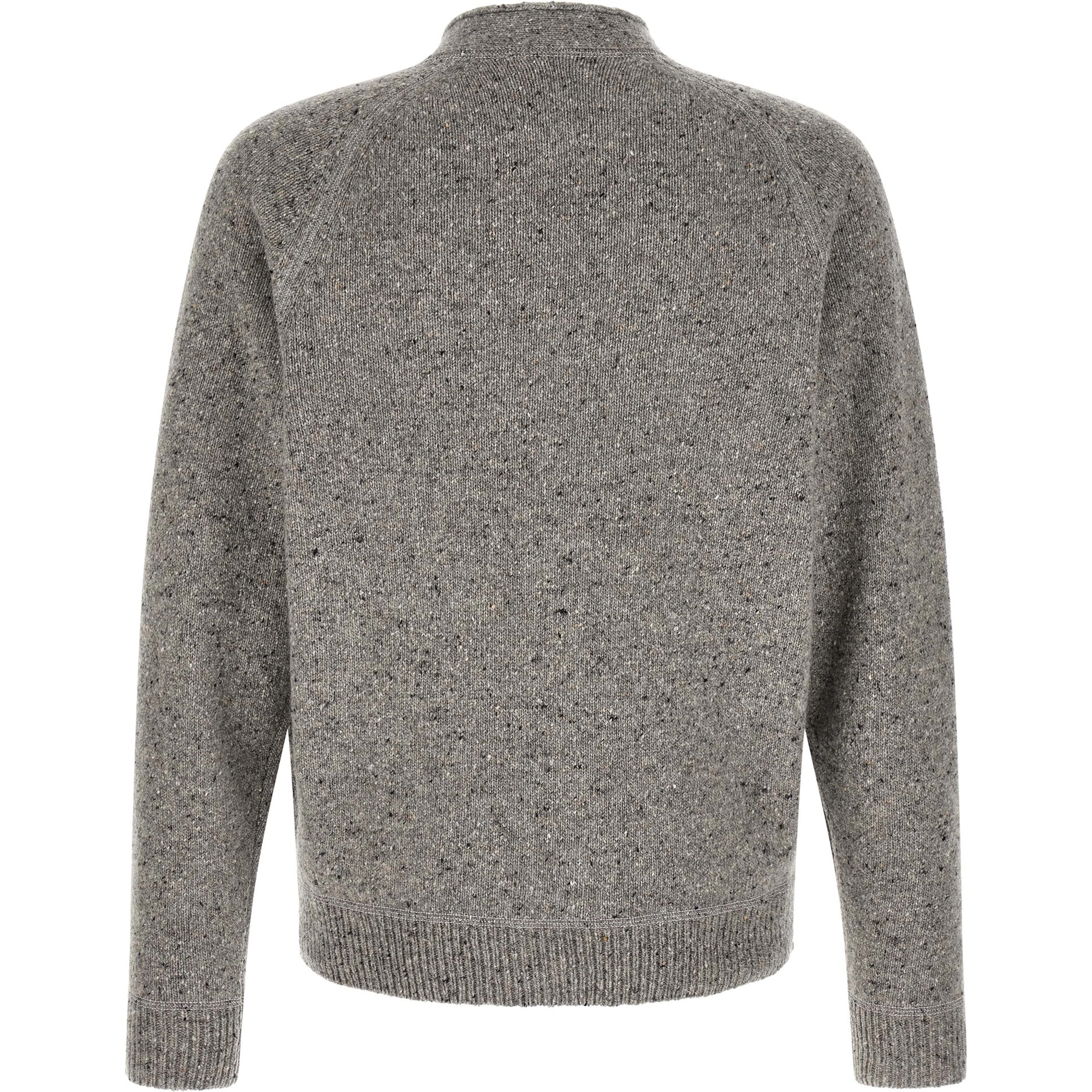 Gray Wool Cardigan