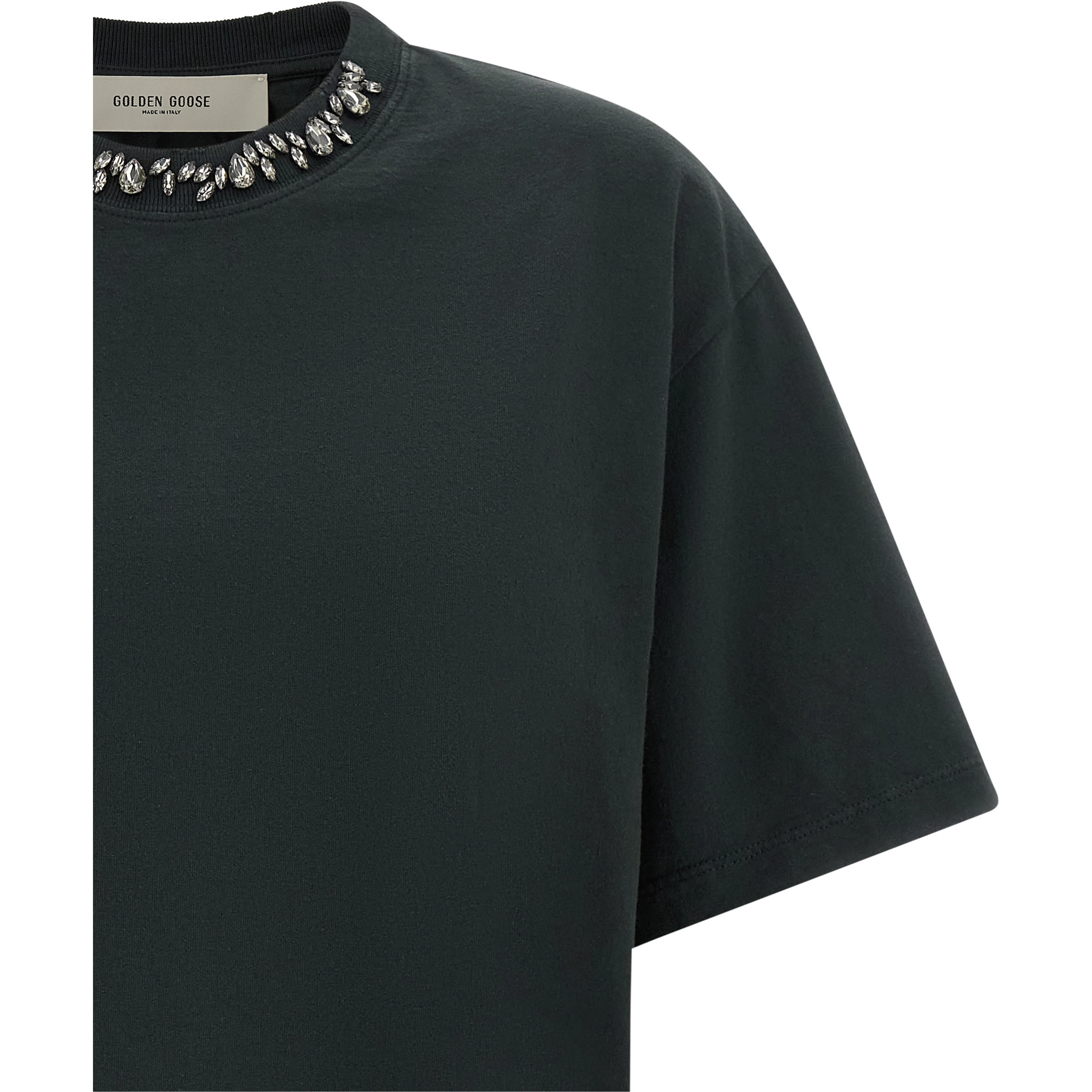 Black Cotton T-Shirt