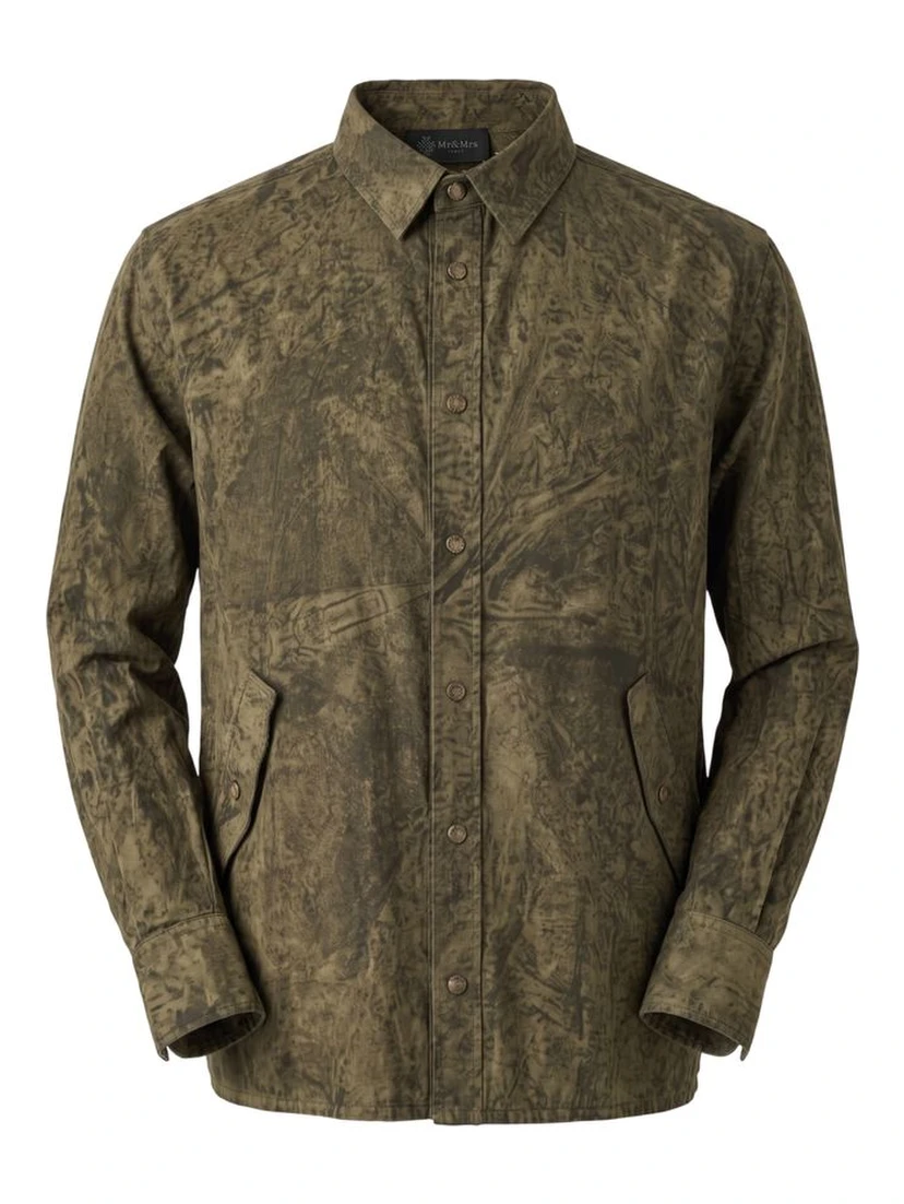 Green Viscose Men's Shirt