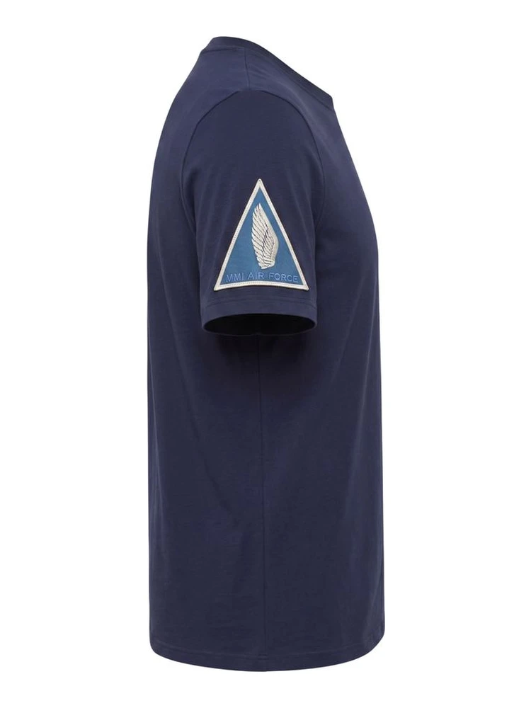 Blue Cotton Men T-shirt alternative