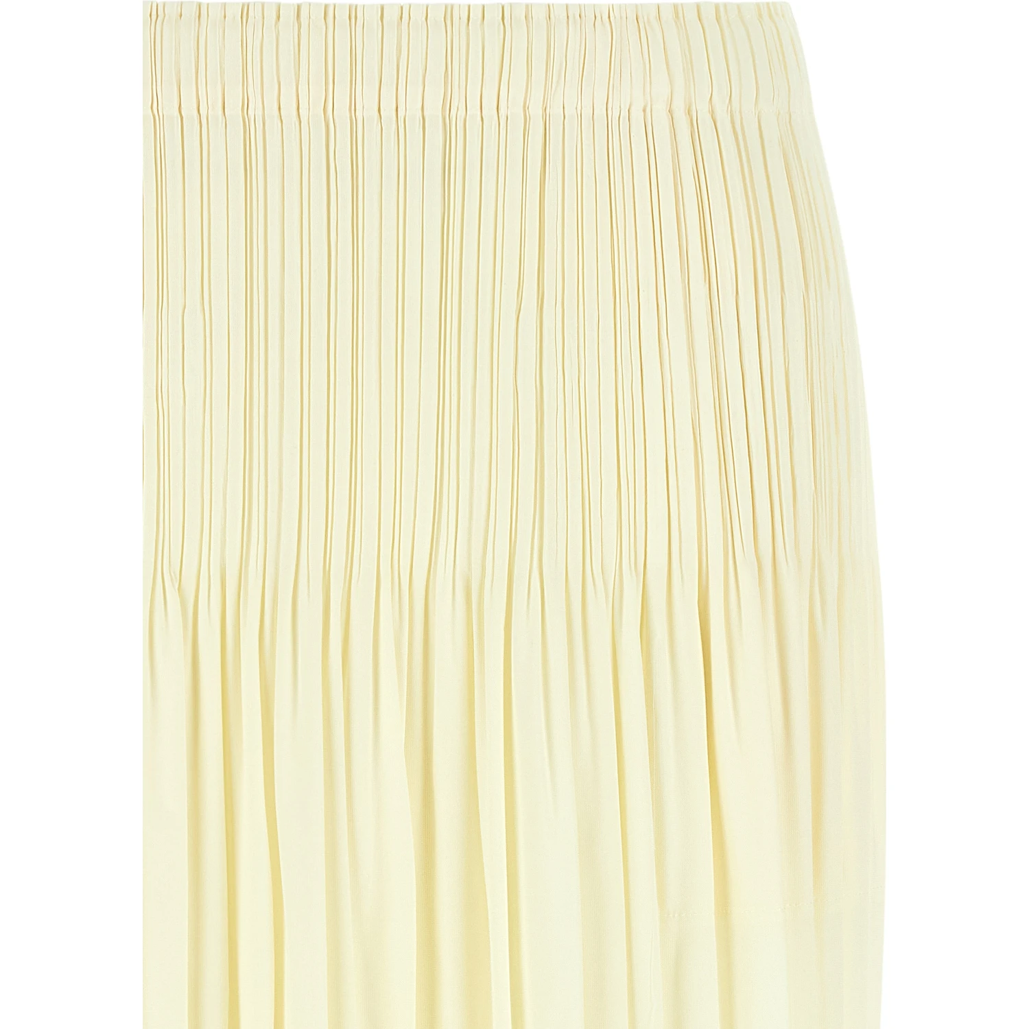 Bicolor Polyester Midi Skirt