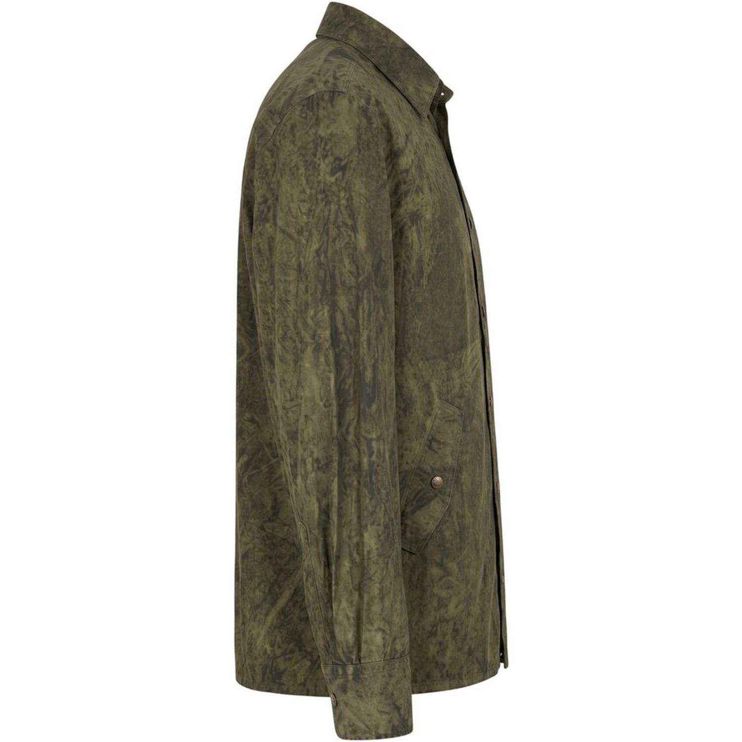 Green Viscose Men's Shirt