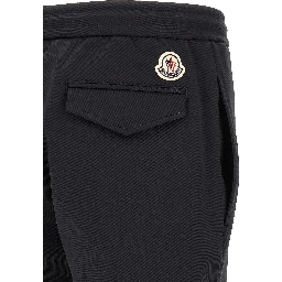 Black Polyamide Joggers (Workout Pants)