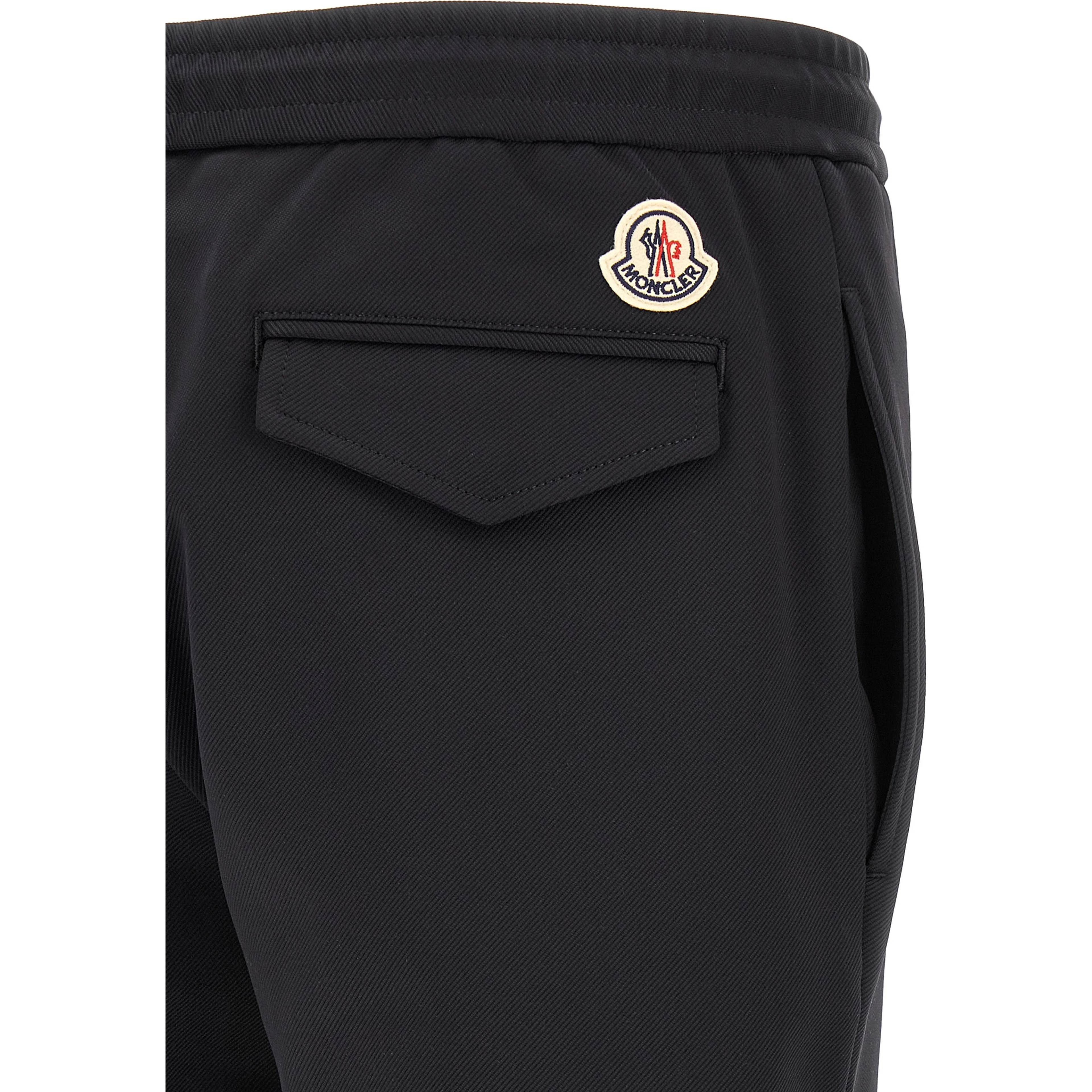 Black Polyamide Joggers (Workout Pants)