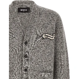 Gray Wool Cardigan