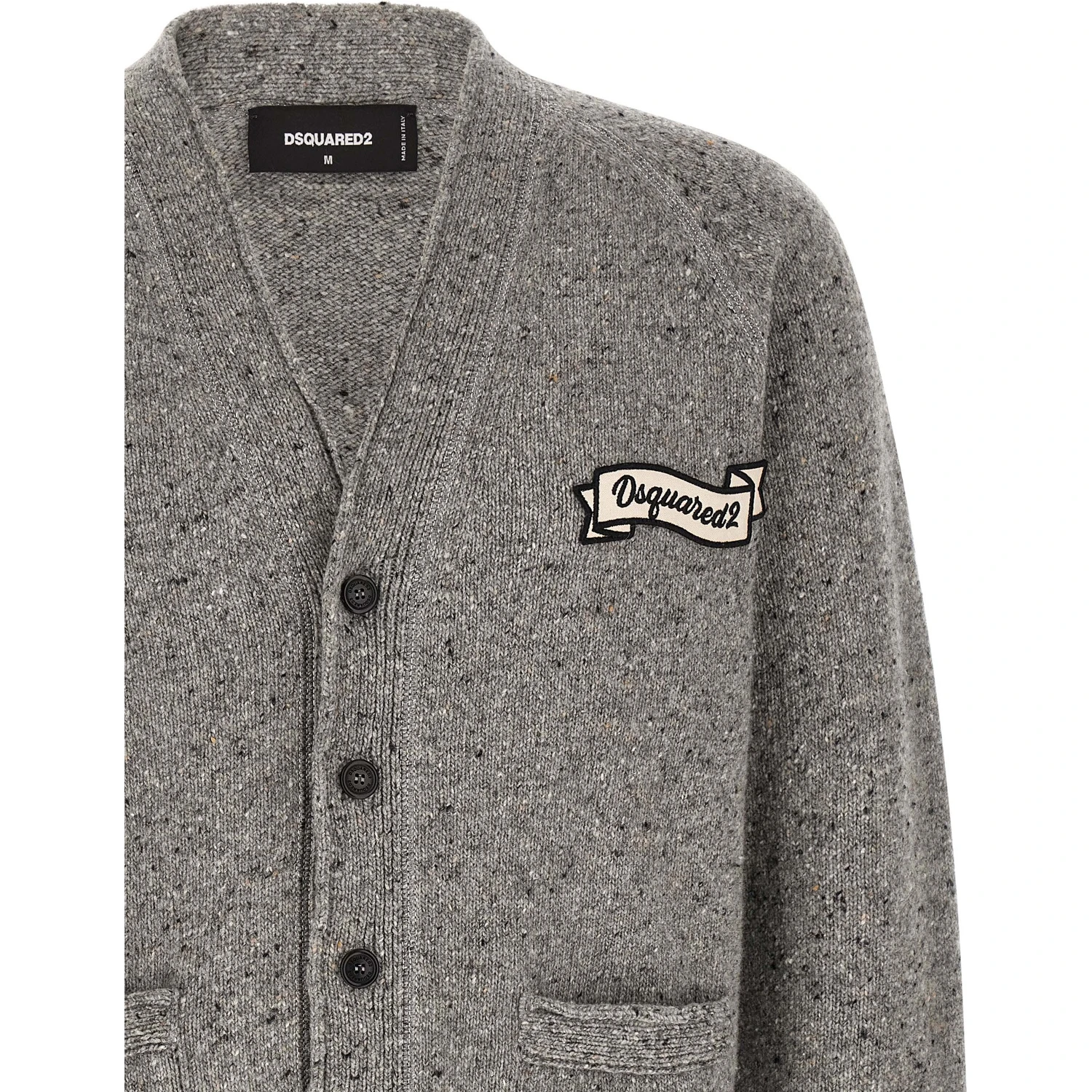 Gray Wool Cardigan