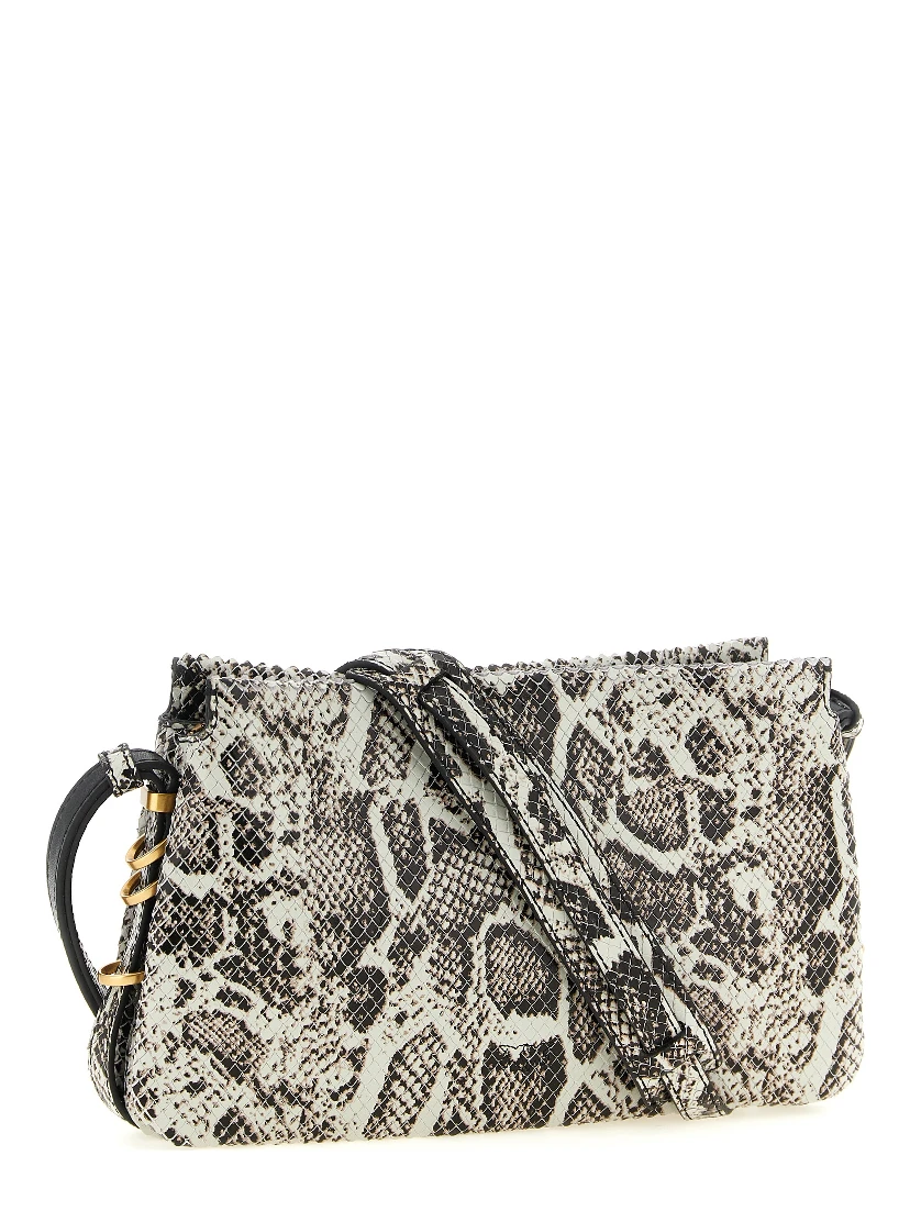 Multicolor Cowhide Crossbody Bag