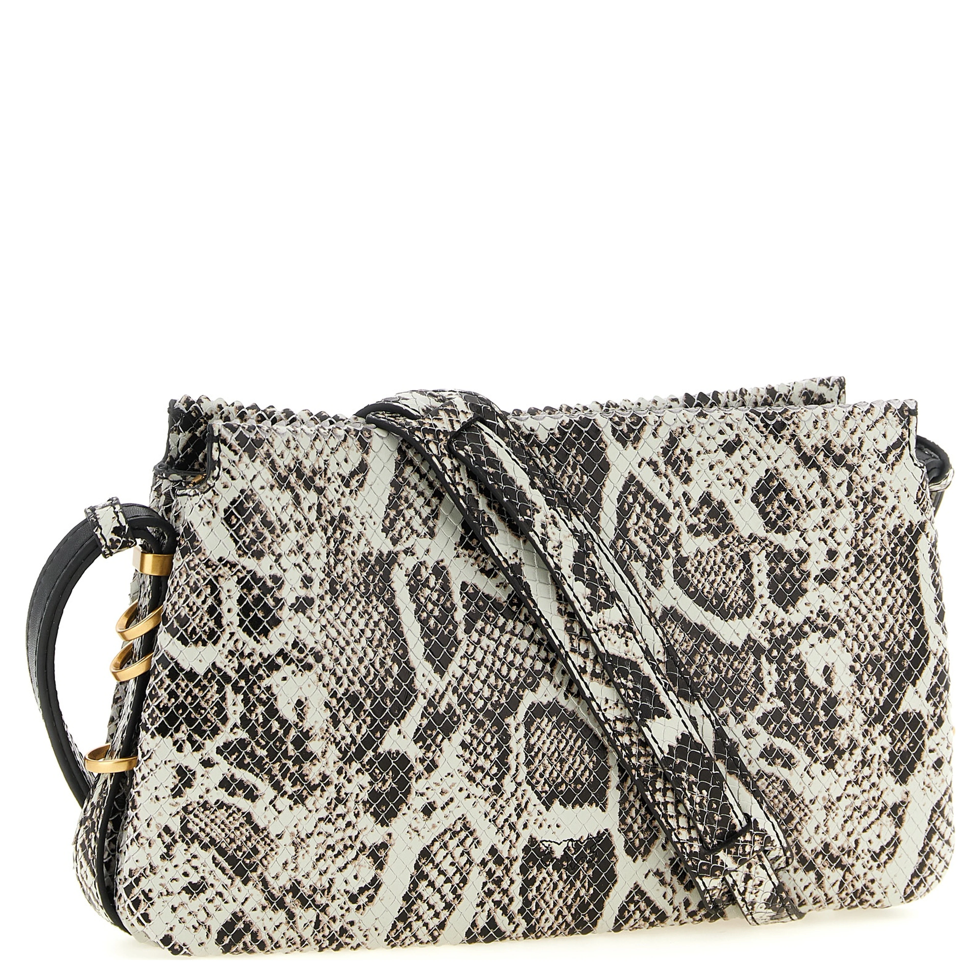 Multicolor Cowhide Crossbody Bag
