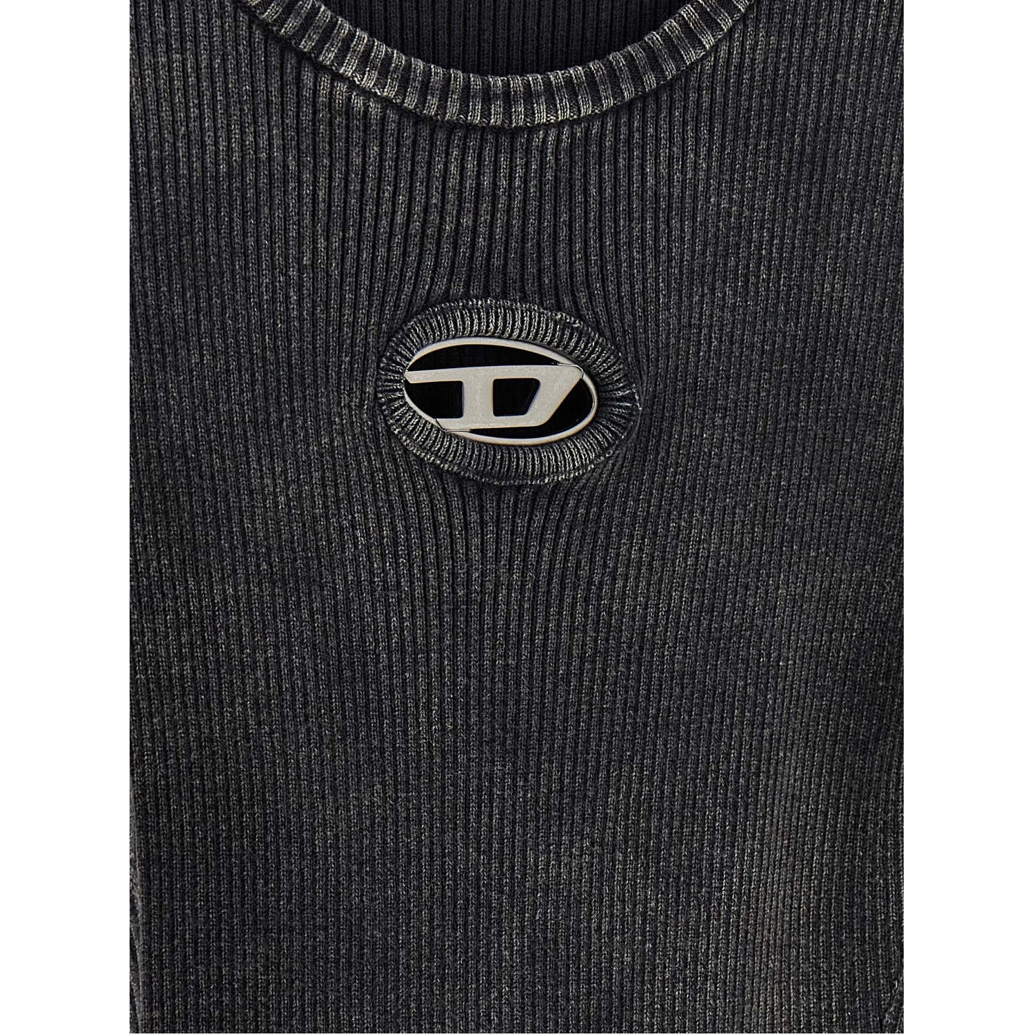Black Cotton Short Dress
