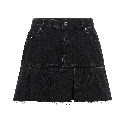 Blue Cotton Long Skirt