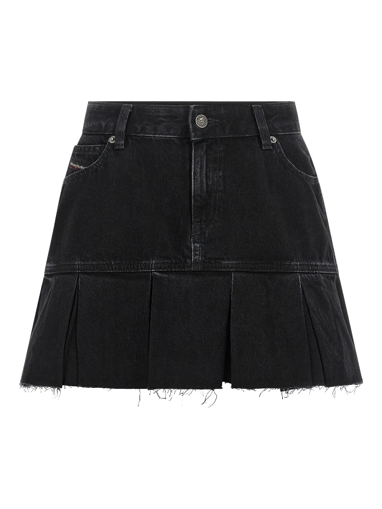 Blue Cotton Long Skirt