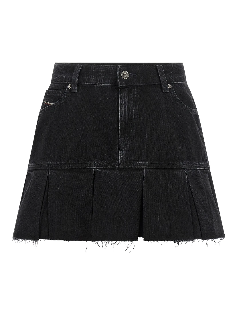 Blue Cotton Long Skirt