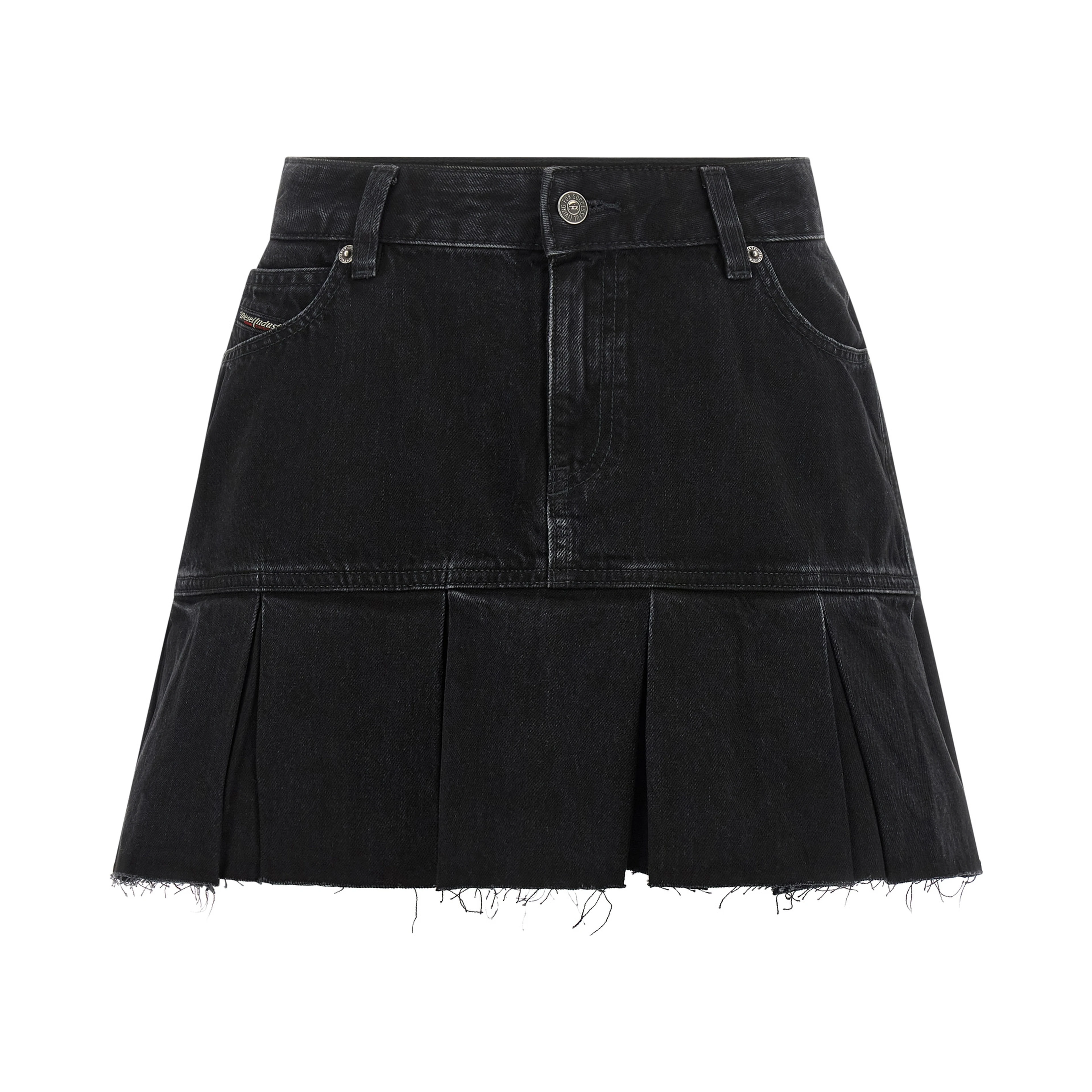 Blue Cotton Long Skirt