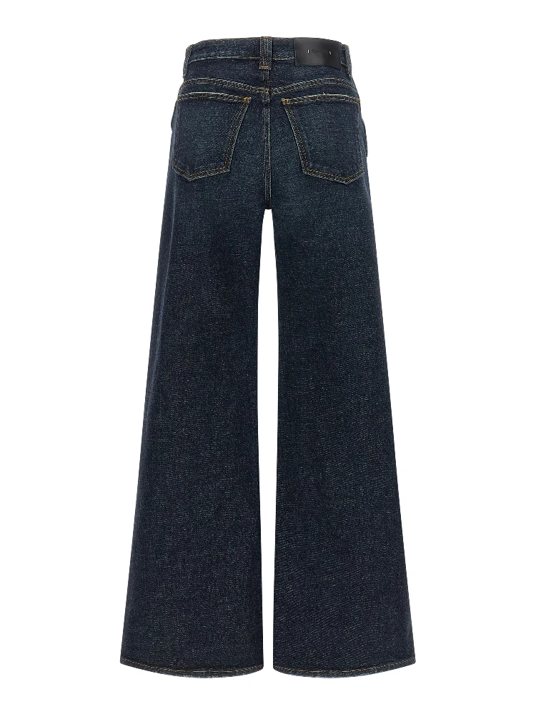 Blue Cotton Flared Jeans alternative