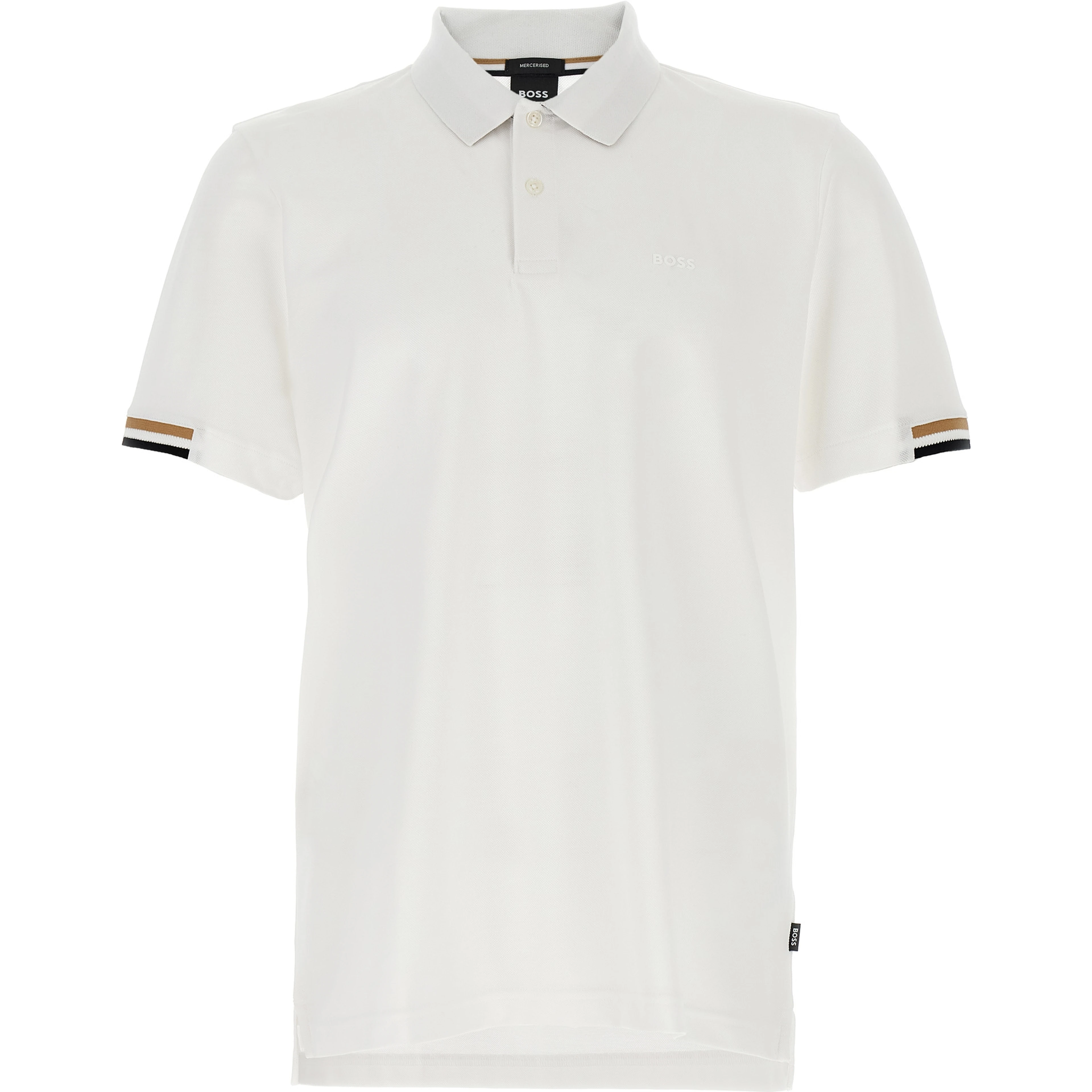White Cotton Polo Shirt