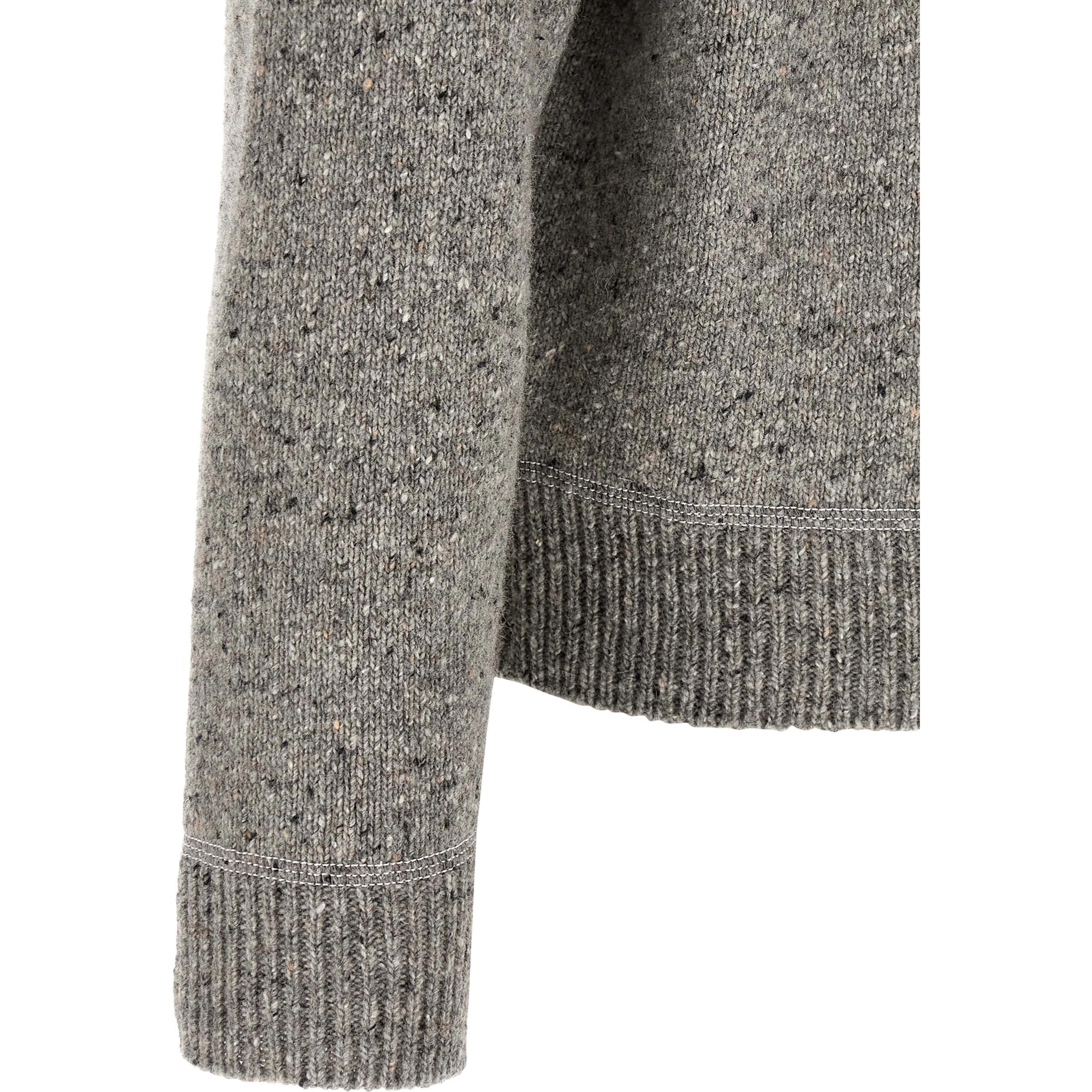 Gray Wool Cardigan