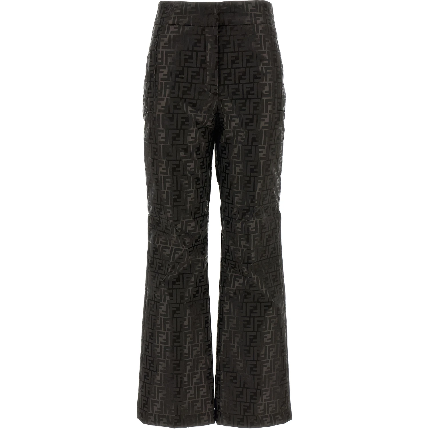 Brown Cotton Athletic Pants