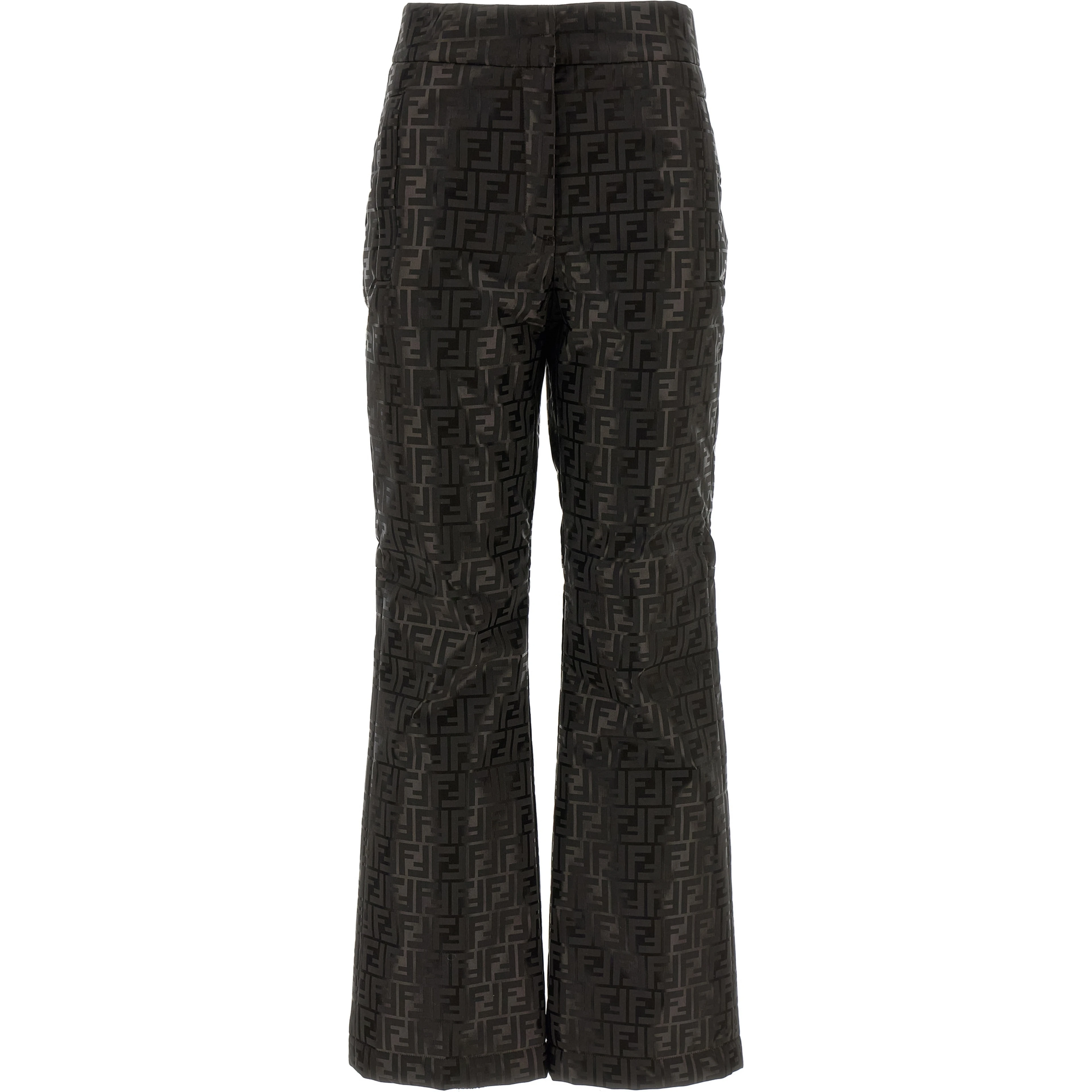 Brown Cotton Athletic Pants