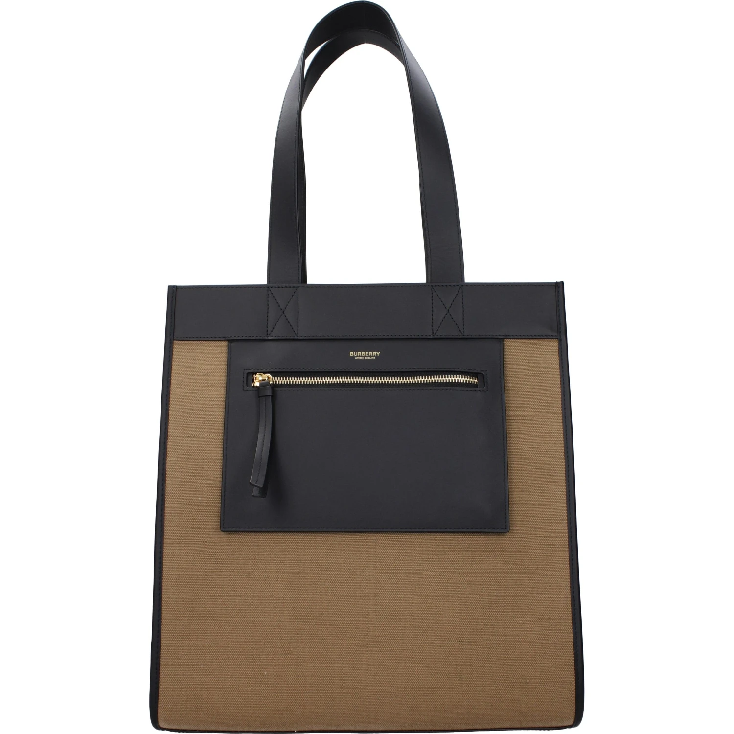 Brown Fabric Shoulder Bag