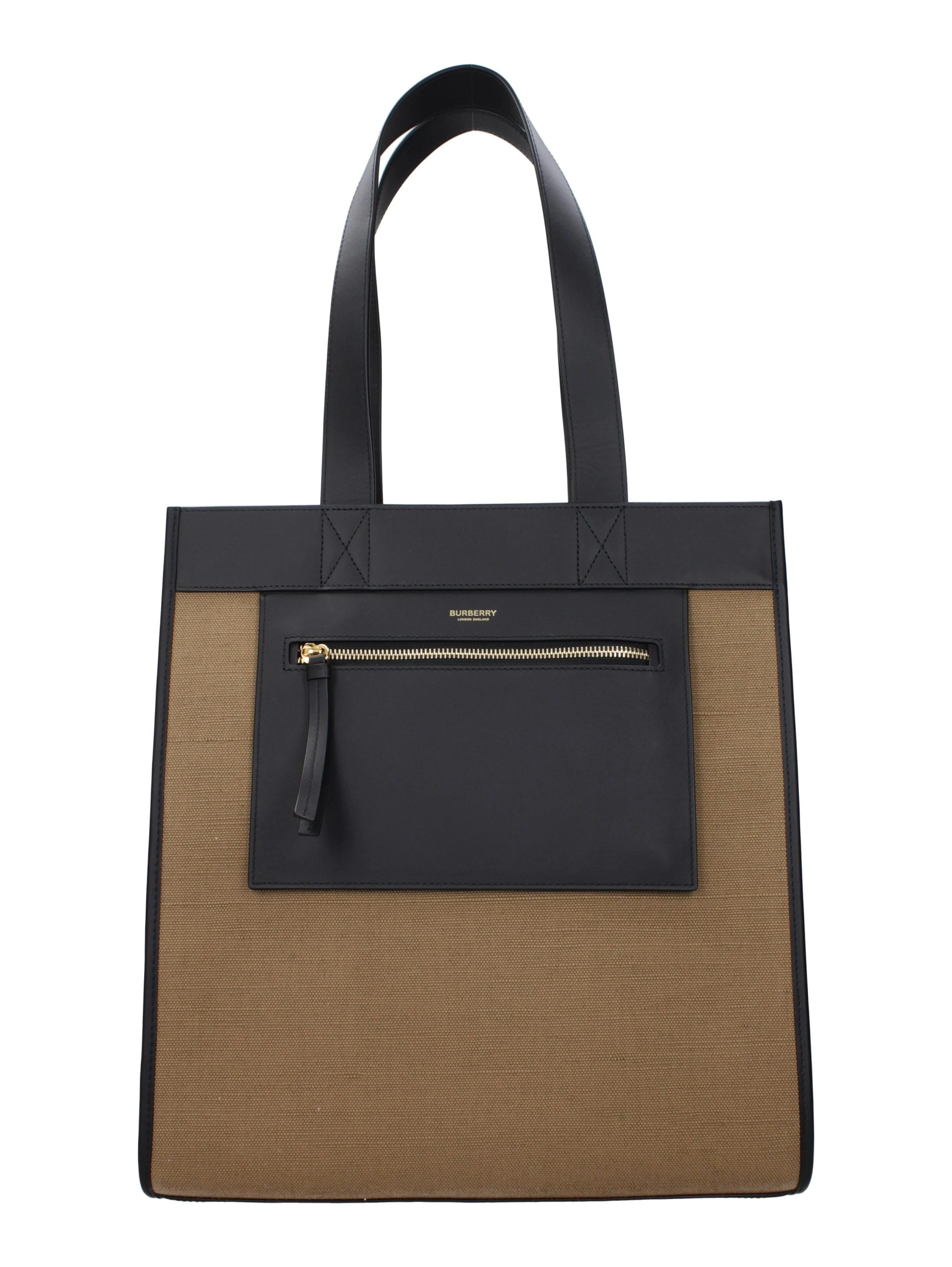 Brown Fabric Shoulder Bag