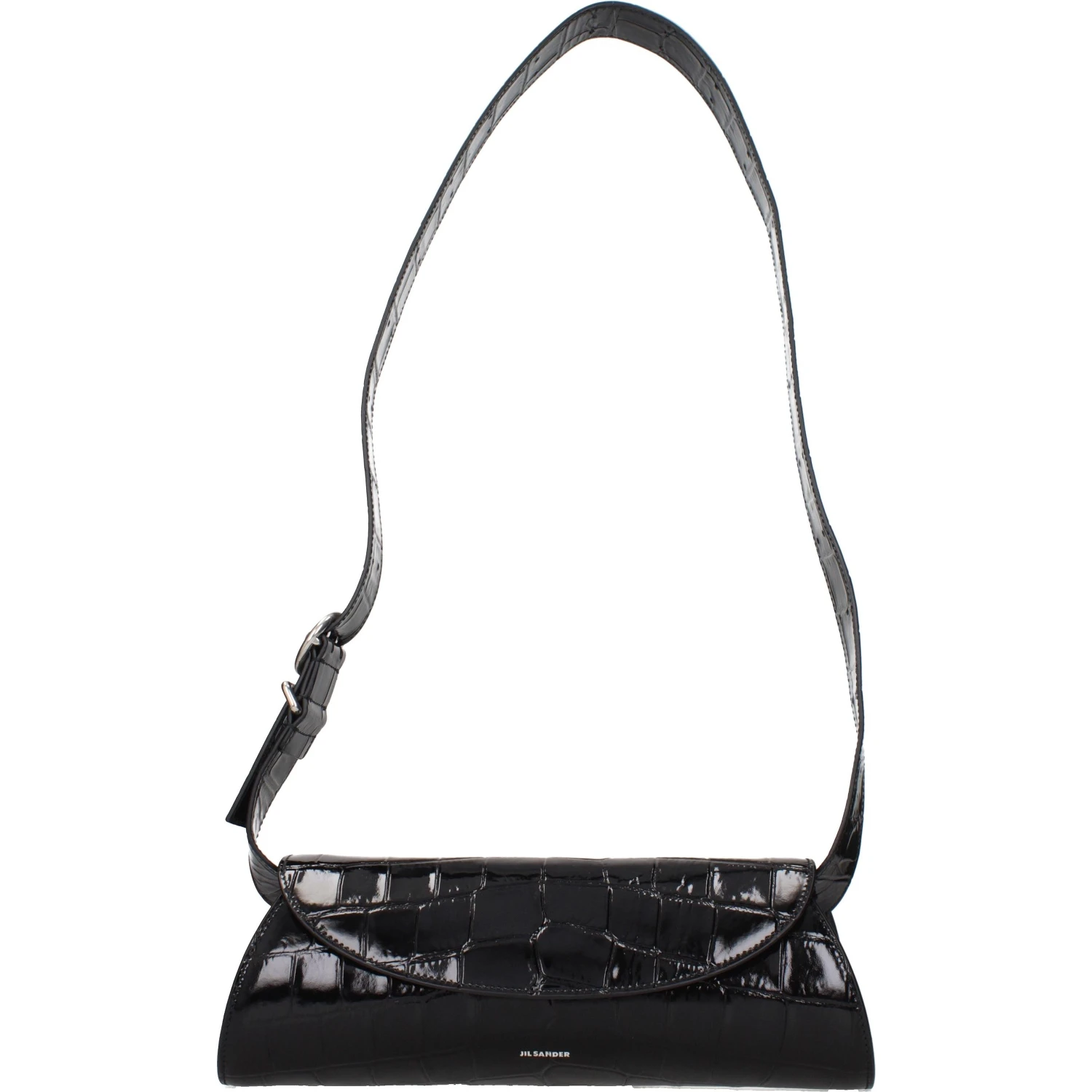 Black Leather Crossbody Bag