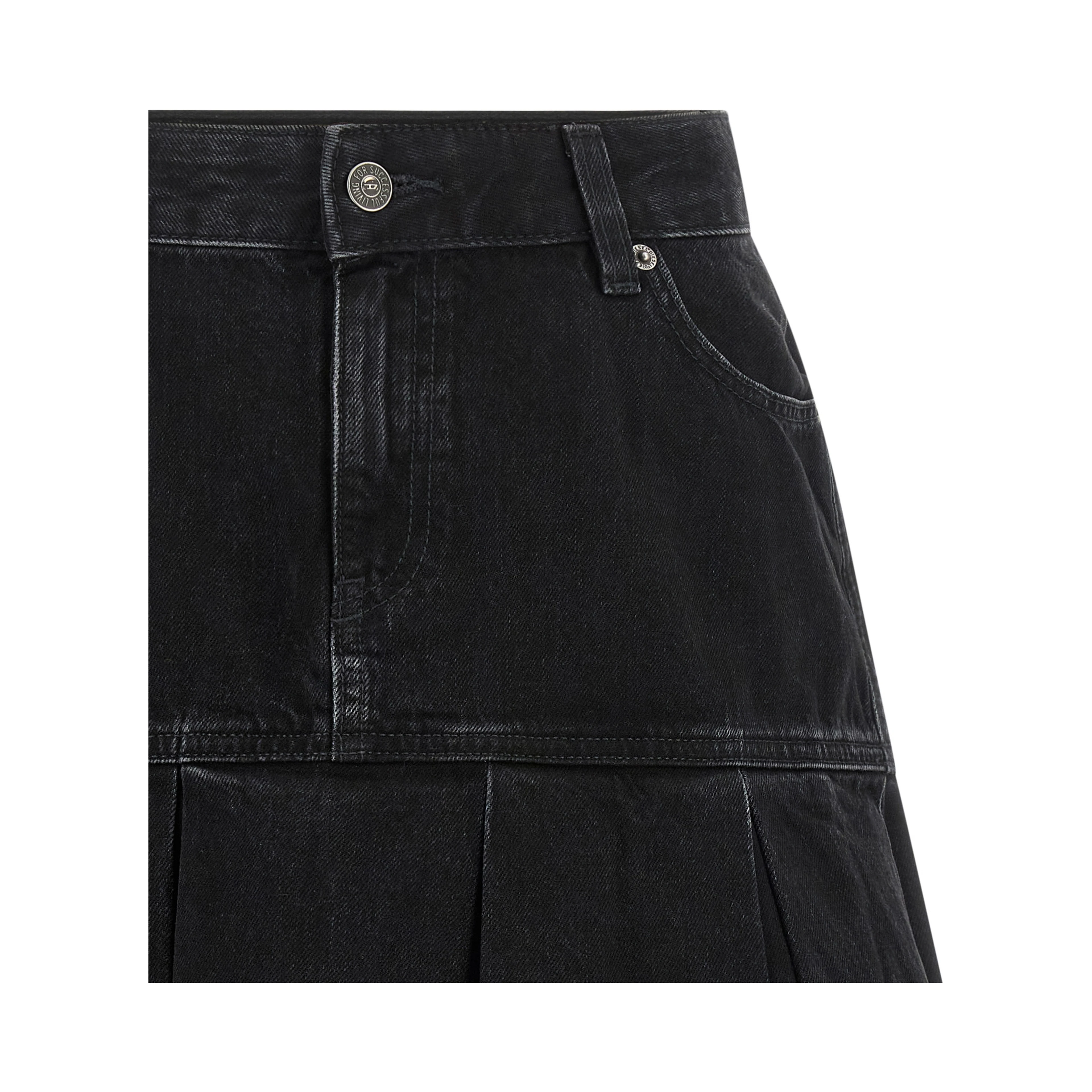 Blue Cotton Long Skirt