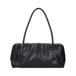 Black Leather Shoulder Bag