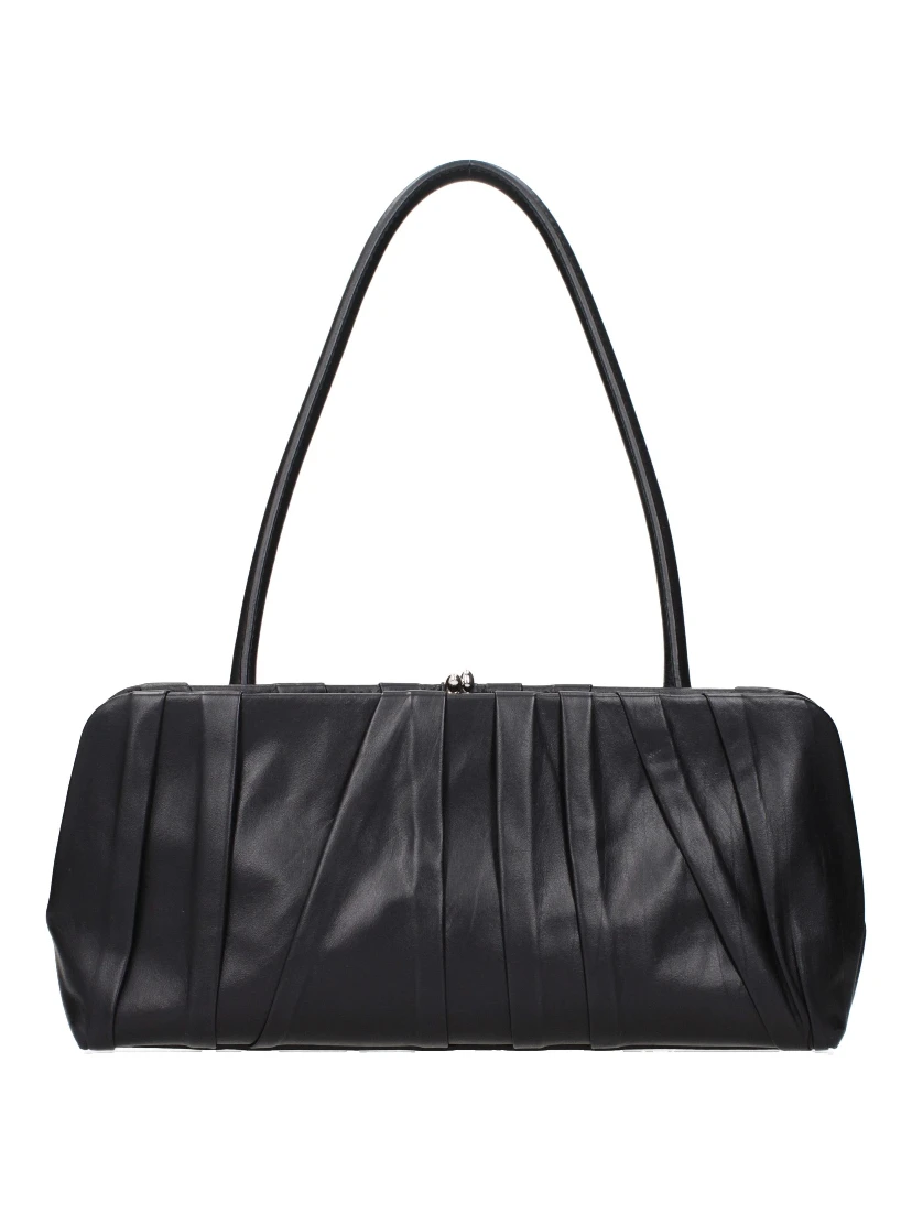 Black Leather Shoulder Bag