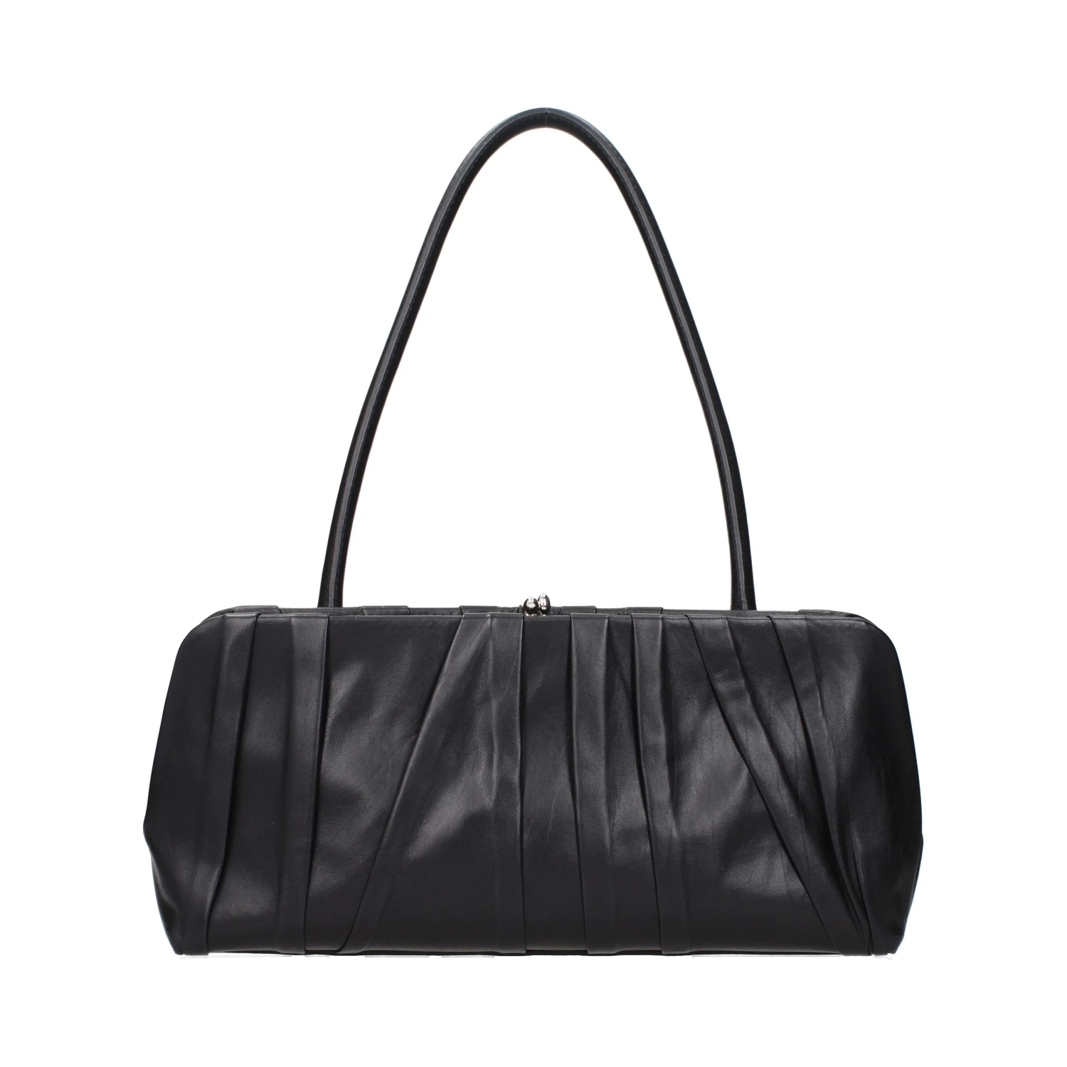 Black Leather Shoulder Bag