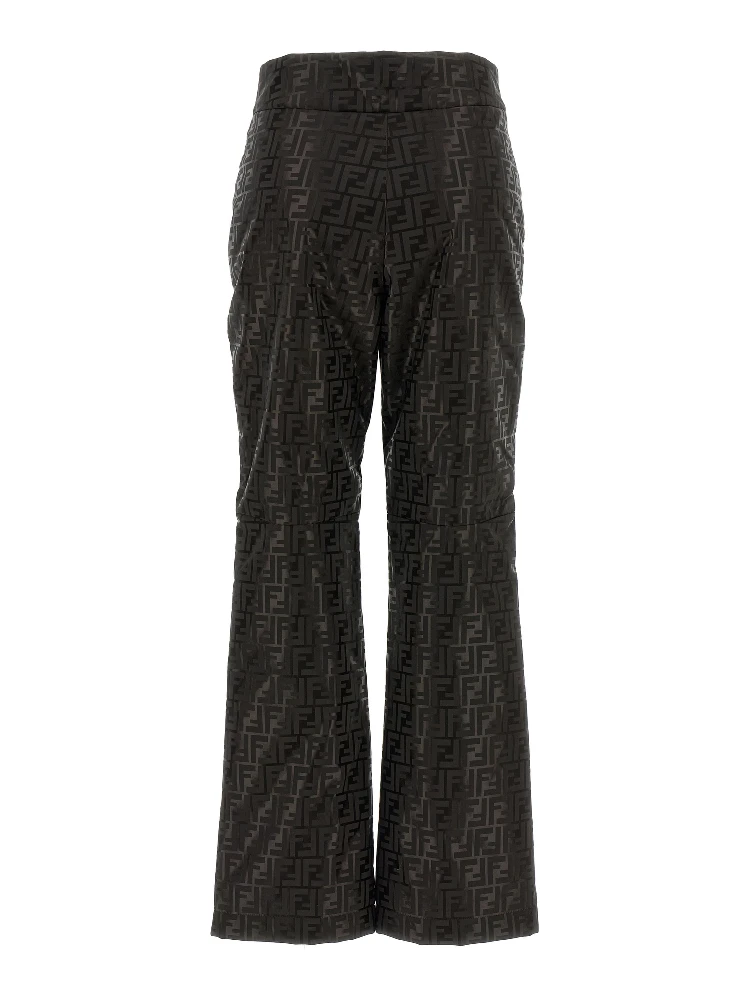 Brown Cotton Athletic Pants alternative