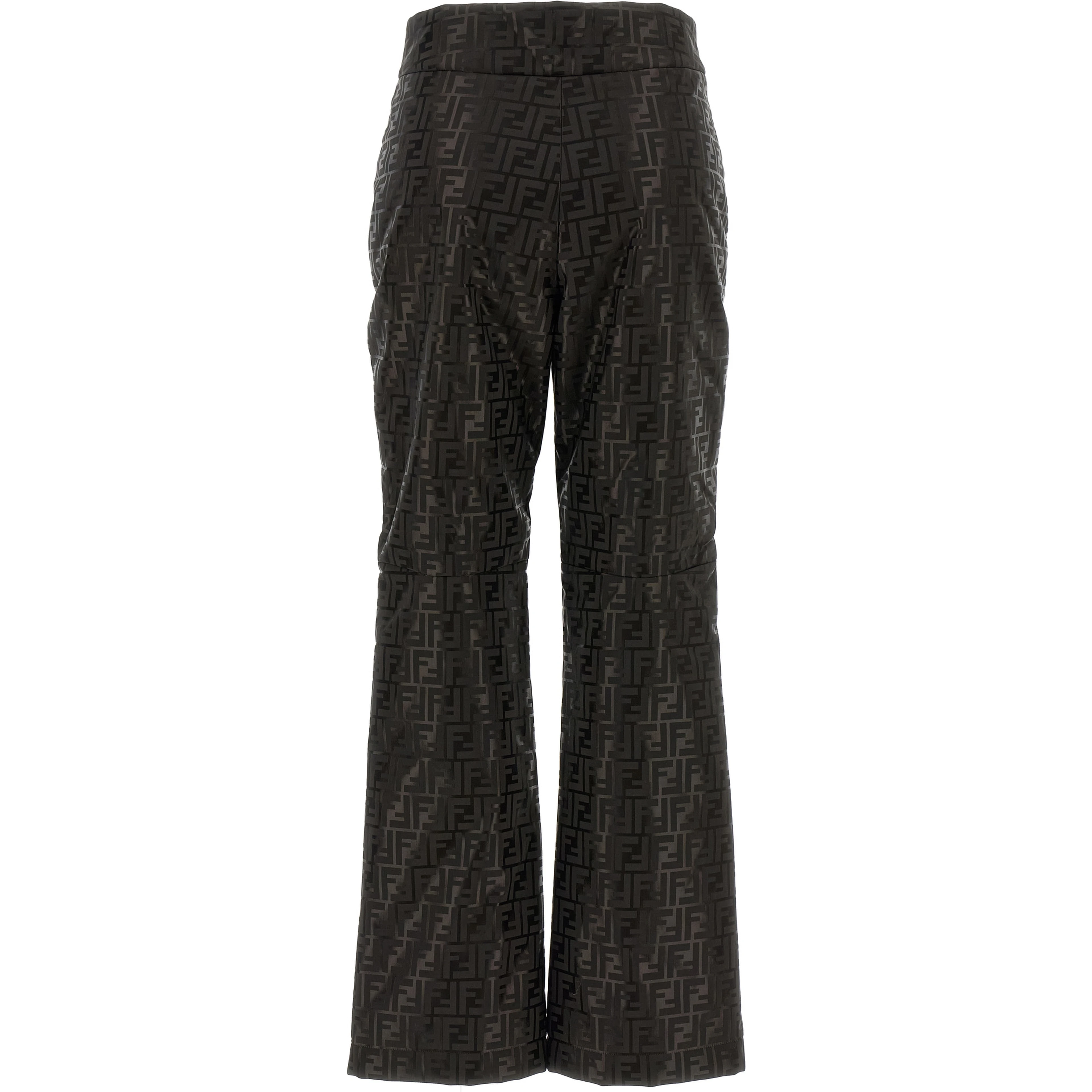 Brown Cotton Athletic Pants