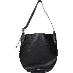 Black Leather Crossbody Bag