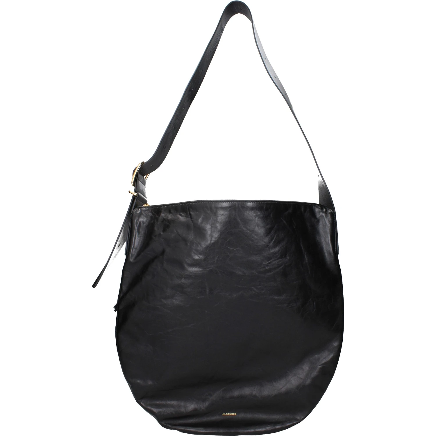 Black Leather Crossbody Bag