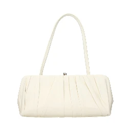 White Leather Shoulder Bag