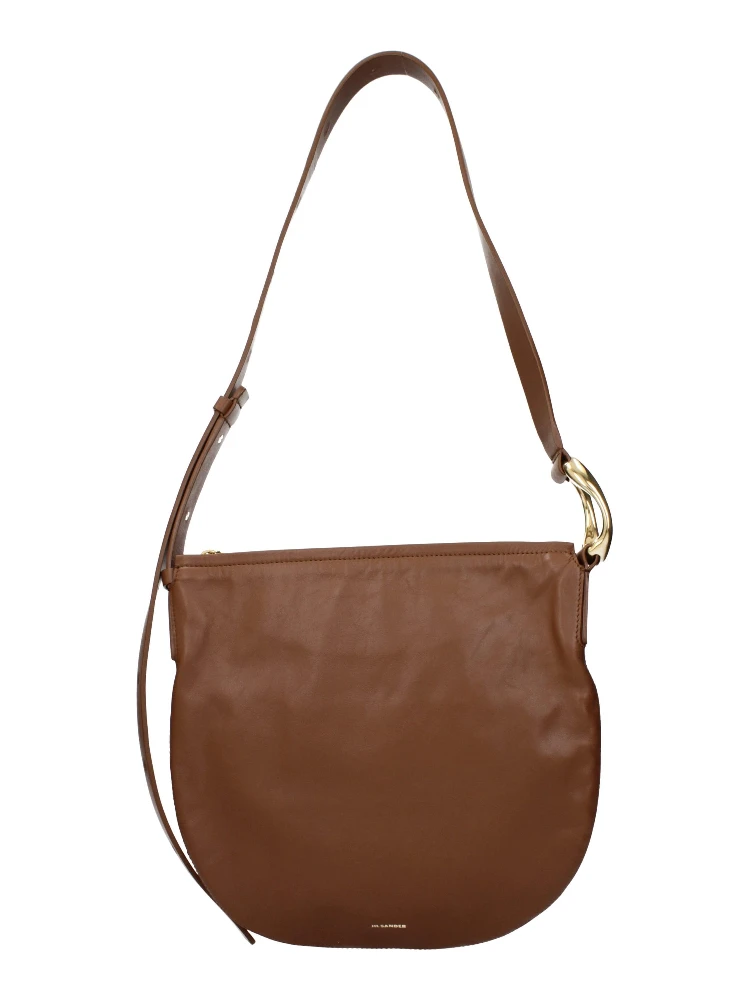 Brown Leather Crossbody Bag