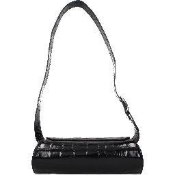 Black Leather Crossbody Bag