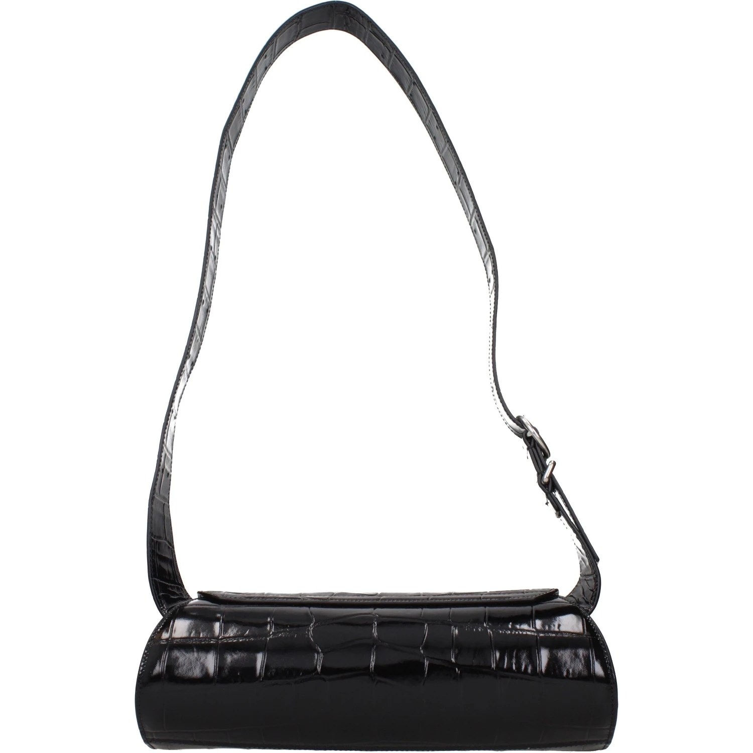 Black Leather Crossbody Bag