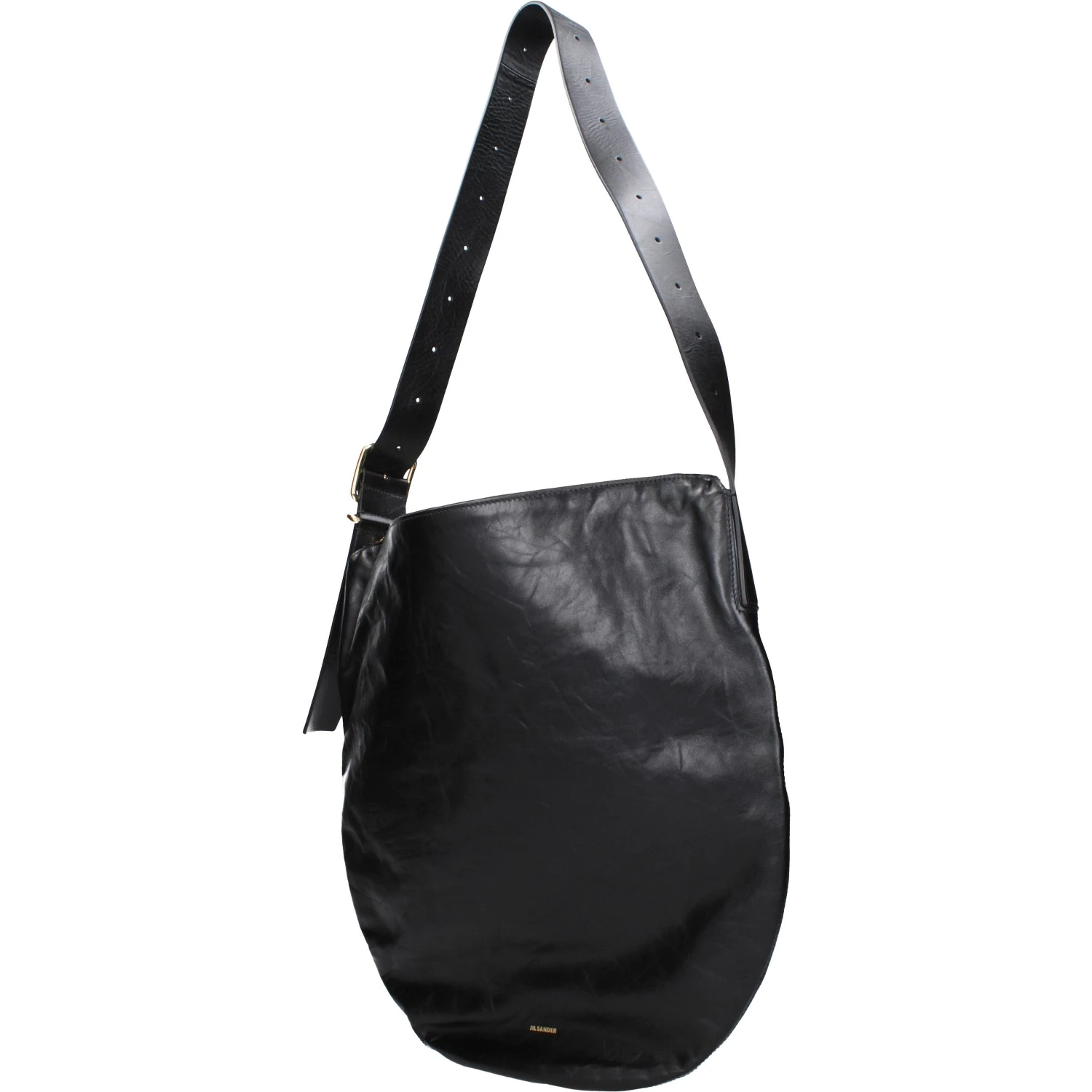 Black Leather Crossbody Bag