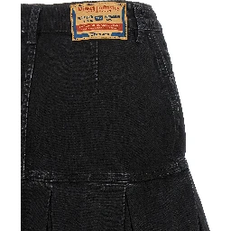 Blue Cotton Long Skirt