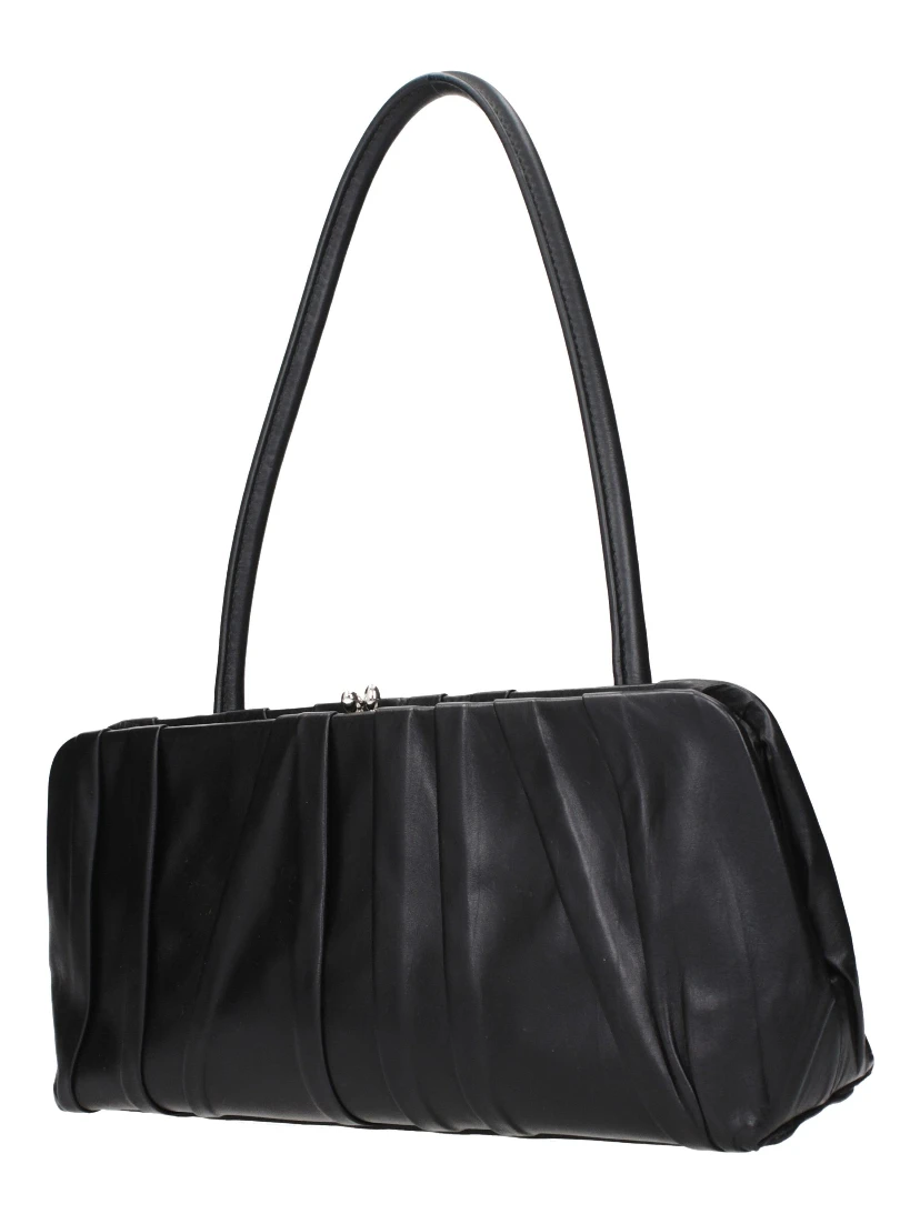 Black Leather Shoulder Bag