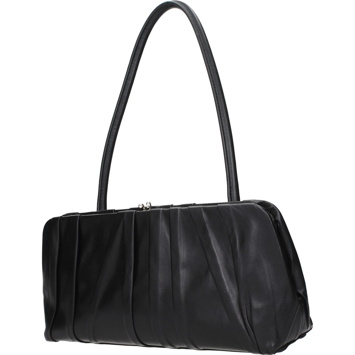 Black Leather Shoulder Bag